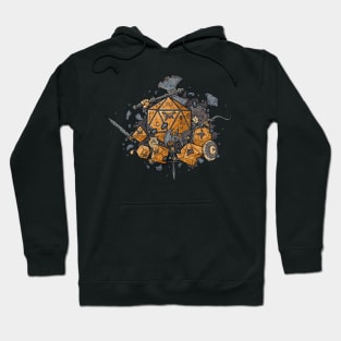 rpg role play d20 Hoodie